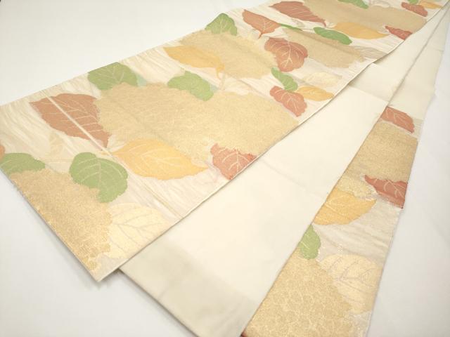 平和屋着物*夏物 六通柄 本袋帯 紫陽花 金糸 正絹 逸品 CABG3516tx