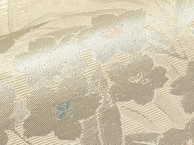平和屋着物*夏物 六通柄袋帯 桔梗 銀糸 正絹 逸品 未使用 CABG3521tx