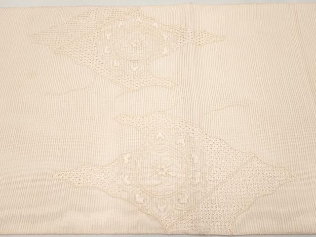 平和屋着物*夏物 中国三大刺繍 スワトウ刺繍 総刺繍 太鼓柄袋帯 正倉院花文 虹色 正絹 逸品 CABG3524tx