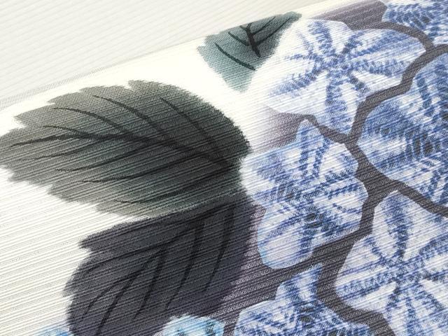 平和屋着物*夏物 太鼓柄袋帯 紫陽花 正絹 逸品 CABG3574tx