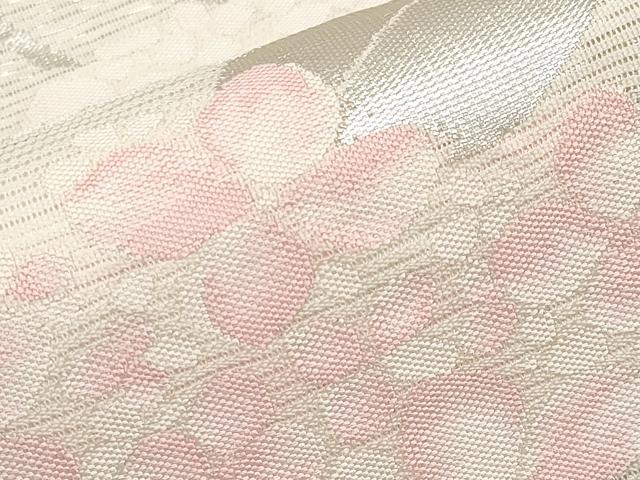 平和屋着物*夏物 六通柄袋帯 紫陽花 銀糸 正絹 逸品 CABG3593tx