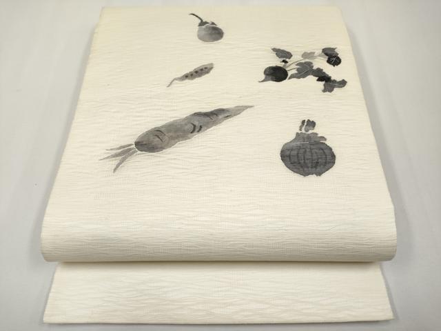 平和屋着物*夏物 太鼓柄袋帯 すくい織 成り物 正絹 逸品 CABG3596tx