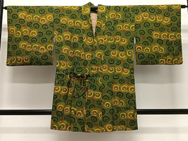 平和屋着物#道中着 番傘 正絹 逸品 CABG3622ua