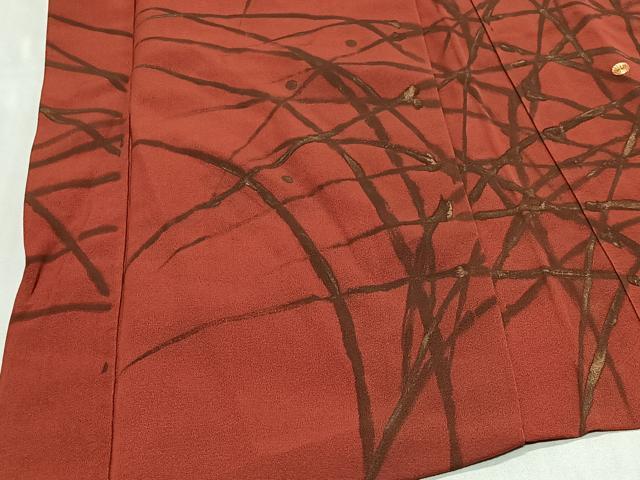 平和屋着物#羽織 駒刺繍 芝草文 金彩 正絹 逸品 CABG3630ua