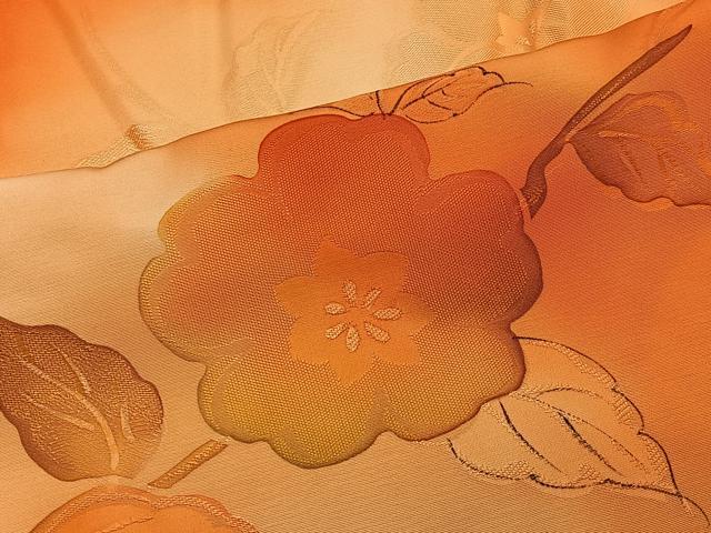 平和屋着物#羽織 地紋起こし 枝花文 正絹 逸品 未使用 CABG3631ua