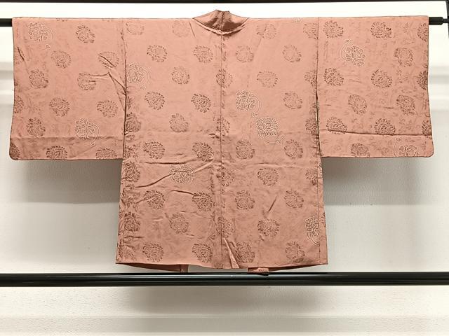 平和屋着物#羽織 地紋起こし 草花文 正絹 逸品 CABG3636ua