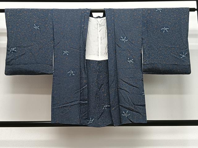 平和屋着物#羽織 絞り 椿 正絹 逸品 CABG3637ua