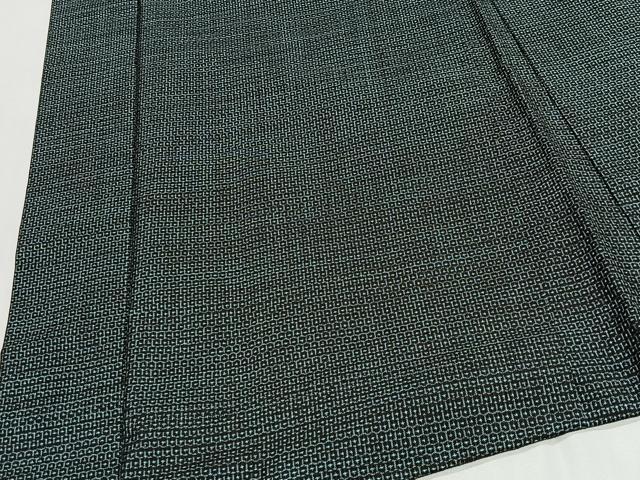 平和屋着物#男性 長羽織 本場大島紬 100亀甲 総詰め 柊田織物謹製 証紙付き 正絹 逸品 CABG3648ua