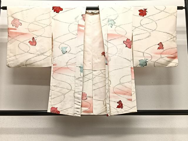 平和屋着物#羽織 地紋起こし 舞花文 正絹 逸品 CABG3652ua