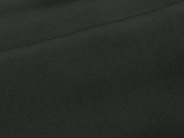 平和屋着物∞男性 長羽織 黒紋付 羽裏:鷹 正絹 逸品 CABG3677ua