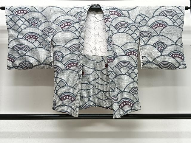 平和屋着物∞羽織 総絞り 青海波 正絹 逸品 CABG3687ua