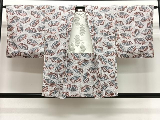 平和屋着物∞羽織 総絞り 幾何学文 正絹 逸品 未使用 CABG3688ua