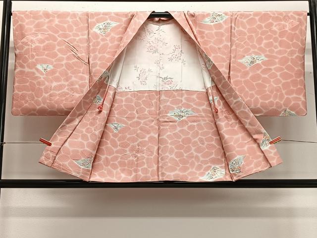 平和屋着物#地紋起こし 草花文 正絹 逸品 CABG3722ua