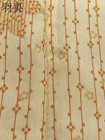 平和屋着物#羽織 花鳥文 たたき染め 正絹 逸品 CABG3748ua