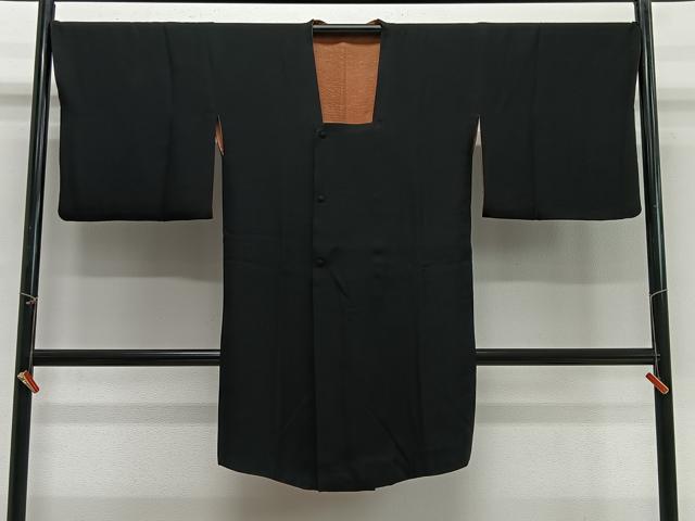 平和屋着物#道行コート リバーシブル 霞文 暈し染め ロング丈 正絹 逸品 CABG3751ua