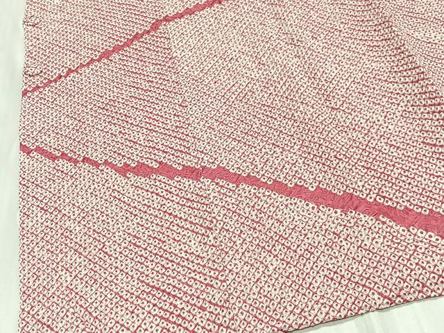 平和屋着物#道行コート 総絞り 笹竹文 正絹 逸品 未使用 CABG3765ua