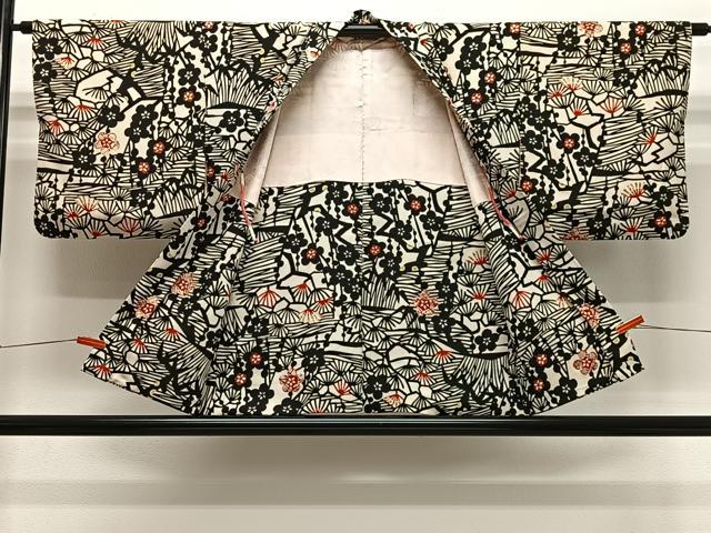 平和屋着物#羽織 型染め 松竹梅 金彩 正絹 逸品 CABG3768ua