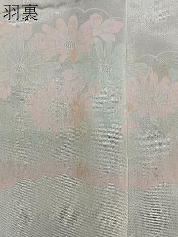 平和屋着物#羽織 総刺繍 草花文 黒地 金糸 正絹 逸品 CABG3780ua