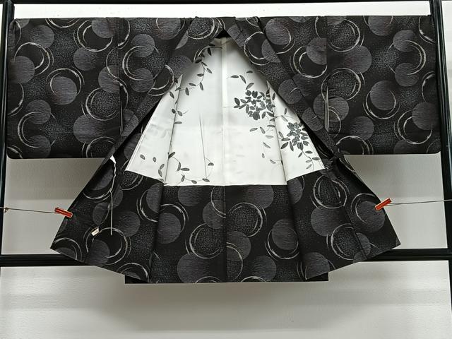 平和屋着物∞道中着 本場大島紬 9マルキ 丸文 正絹 逸品 CABG3797ua