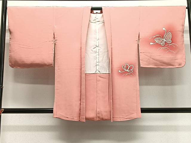 平和屋着物#羽織 舞蝶文 暈し染め正絹 逸品 未使用 CABG3829ua