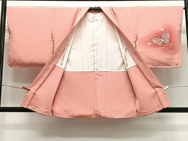 平和屋着物#羽織 舞蝶文 暈し染め正絹 逸品 未使用 CABG3829ua