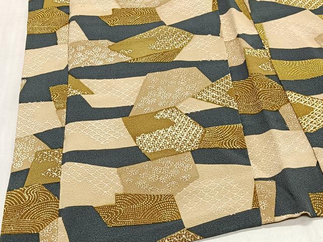 平和屋着物#羽織 切嵌花文 正絹 逸品 CABG3842ua