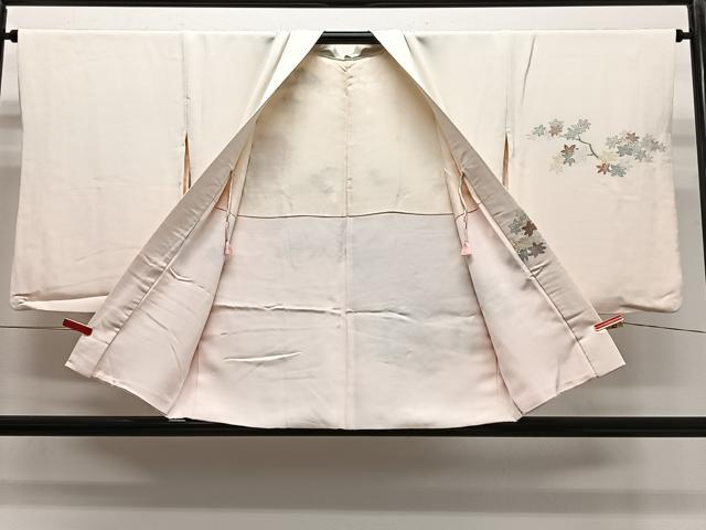 平和屋着物#羽織 寿光織 草花文 金糸 正絹 逸品 CABG3844ua