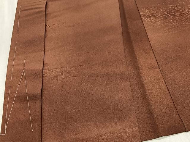 平和屋着物#羽織 地紋起こし 枝葉文 正絹 逸品 未使用 CABG3847ua
