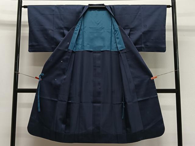 平和屋着物#道行コート 遠州椿 ロング丈 正絹 逸品 CABG3863ua