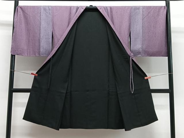 平和屋着物∞道中着 リバーシブル 霞文 暈し染め ロング丈 正絹 逸品 未使用 CABG3887ua