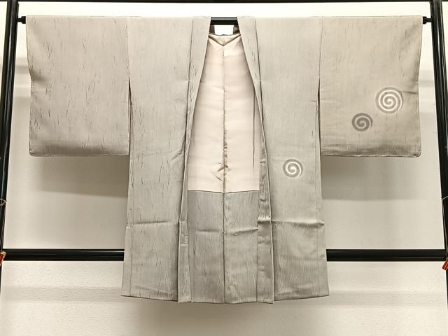 平和屋着物∞長羽織 渦巻き 暈し染め 正絹 逸品 未使用 CABG3890ua