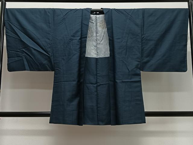 平和屋着物#男性 羽織 紬地 100亀甲 総詰め 正絹 逸品 CABG3987ua