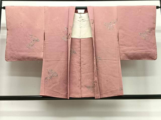 平和屋着物#羽織 寿光織 枝葉文 金銀糸 正絹 逸品 CABG3996ua