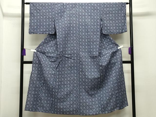 平和屋着物∴夏物 浴衣 菱吉祥文 綿 逸品 CABG4062gh
