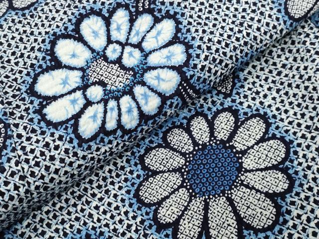 平和屋着物∴夏物 浴衣 花唐草文 綿 逸品 CABG4084gh