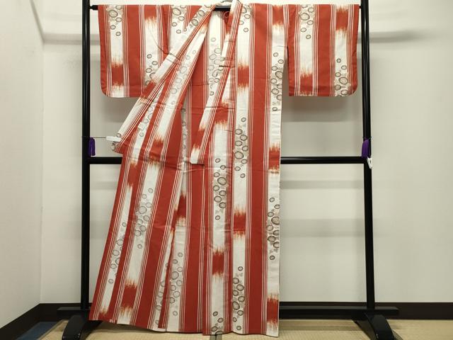 平和屋着物∴夏物 撫松庵 浴衣 朝顔 綿 逸品 CABG4176gh