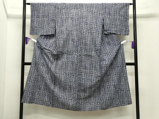 平和屋着物∴夏物 浴衣 草木文 綿 逸品 CABG4191gh