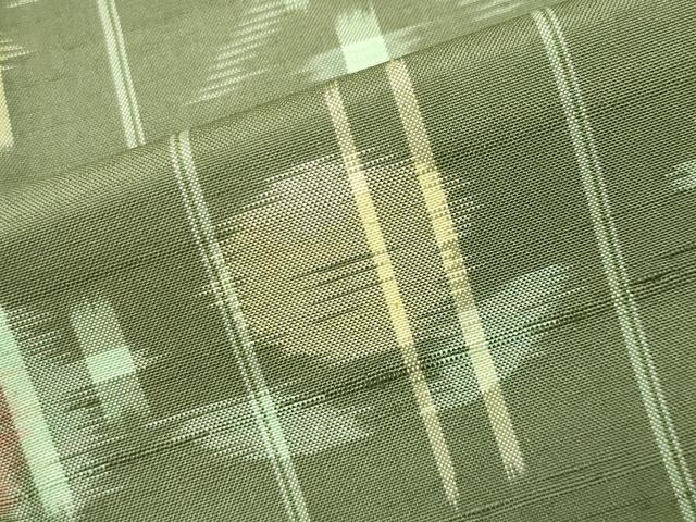 平和屋着物■上質な紬 吉祥花文 正絹 逸品 CABG4224gh