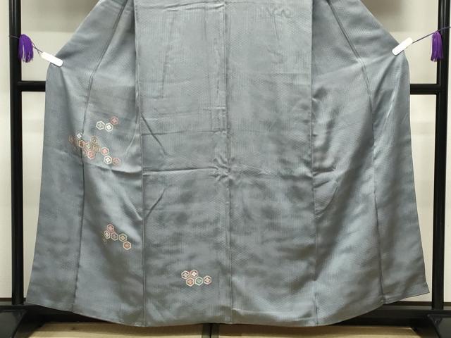 平和屋着物■色留訪問着 総刺繍 駒刺繍 亀甲花文 松坂屋扱い 正絹 逸品 CABG4248gh