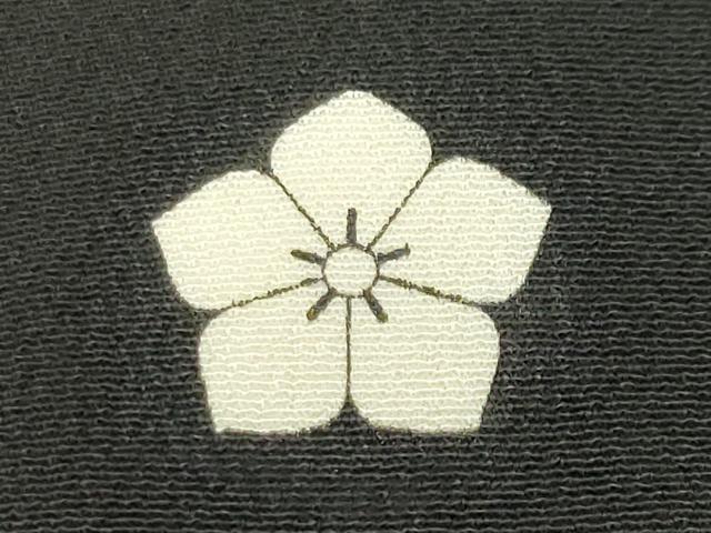 平和屋着物■豪華黒留袖 刺繍 菱飛鶴花文 金銀彩 正絹 逸品 CABG4256gh