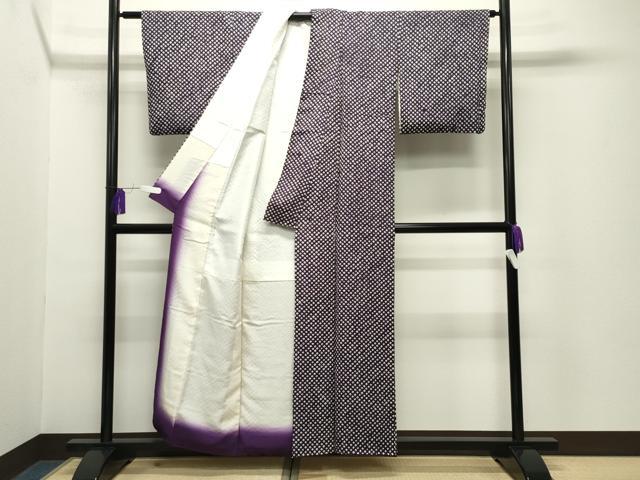 平和屋着物■大変加工の良い総絞り小紋 正絹 逸品 CABG4265gh