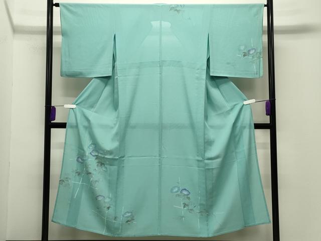 平和屋着物*夏物 訪問着 絽 朝顔 正絹 逸品 CABG4266gh