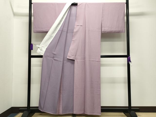 平和屋着物*夏物 色無地 絽 紅藤色 正絹 逸品 CABG4285gh