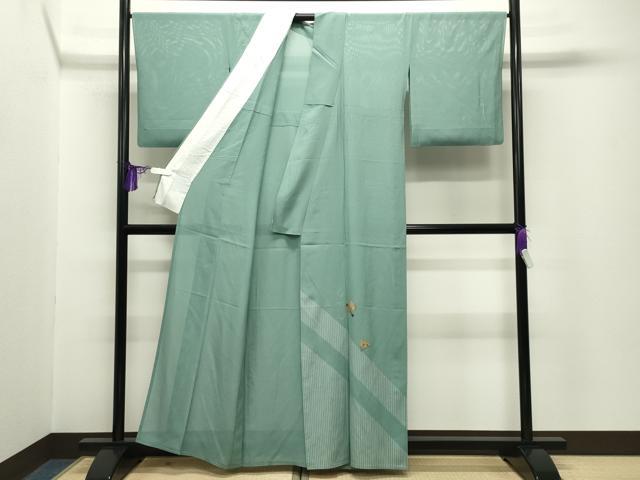平和屋着物*夏物 訪問着 絽 鼠 打ち出の小槌 扇面花文 金彩 正絹 逸品 CABG4286gh