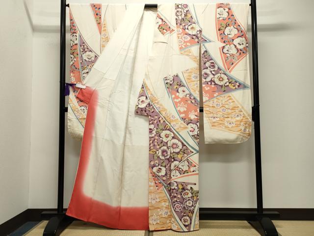 平和屋着物■豪華振袖 駒刺繍 辻が花 金彩 正絹 逸品 CABG4311gh