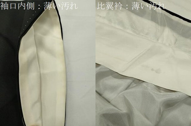 平和屋着物■豪華黒留袖 寿光織 京洛名勝図絵 暈し染め 金銀糸 正絹 逸品 CABG4333gh