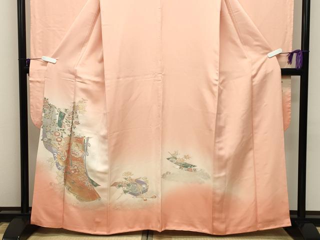 平和屋着物■豪華振袖 寿光織 誰が袖花文 金銀糸 正絹 逸品 CABG4336gh