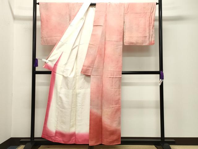 平和屋着物■色留訪問着 青海波花文 暈し染め 正絹 逸品 未使用 CABG4343gh