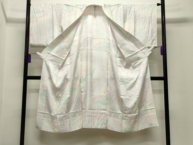 平和屋着物■長襦袢 無双仕立て 辻が花地紋 暈し染め 正絹 逸品 CABG4357gh