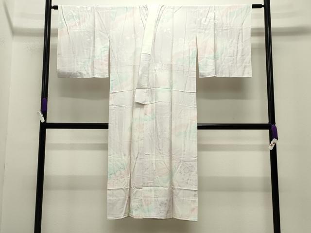 平和屋着物■長襦袢 無双仕立て 辻が花地紋 暈し染め 正絹 逸品 CABG4357gh